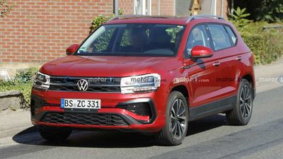 VW Tharu Facelift Spied Previewing Changes To Taos Crossover