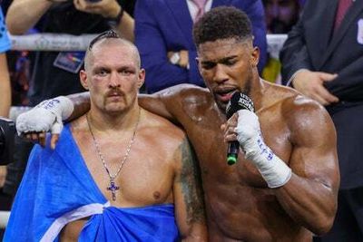 Oleksandr Usyk urges Anthony Joshua to move away from ‘freeloaders’ in response to post-fight rant