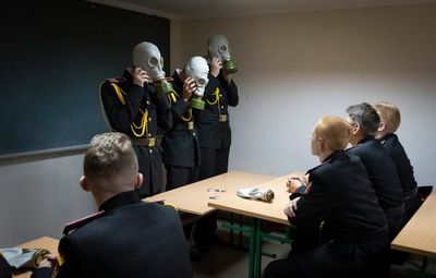 As teachers worry, kids at Ukraine cadet school wait for war