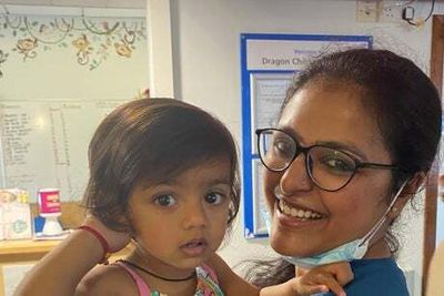Cardiac arrest toddler reunited with her saviour