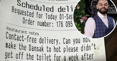 South Shields restaurant owner shares hilarious 'special' request from takeaway customer