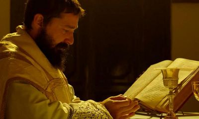 Padre Pio review – Shia LaBeouf’s bearded brooding leaves film stuck in limbo