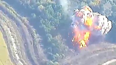 Ukrainian Forces Destroy Russian Self-Propelled Gun And Crew In Kharkiv Region