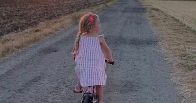 The four-year-old who cycled 90 miles during her summer holidays and raised over £1k for new school equipment