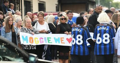 'They don’t make them like Moggy anymore': Dozens attend funeral of diehard Rochdale FC fan and charity fundraiser Stephen 'Moggy' Murray