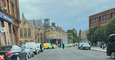 Pensioner rushed to hospital with serious injuries after being hit by bus