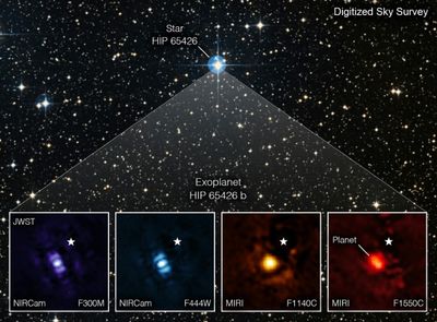 Webb telescope captures its first image of exoplanet