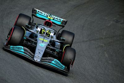 Hamilton smiling again after improved Mercedes shine again