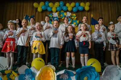 A first day of school after summer in Ukraine – during a time of war