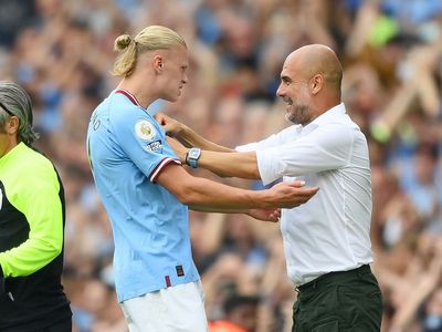 Erling Haaland: Manchester City manager Pep Guardiola says too much expected of striker