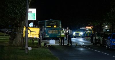 Road closed and air ambulance lands after 'teen hit by bus'