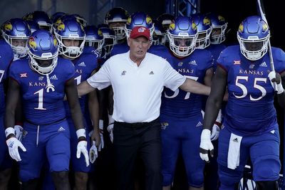 Kansas’ Cobee Bryant returns blocked field goal for a wild touchdown against Tennessee Tech