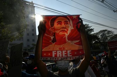 Blinken denounces new three-year term for Myanmar's Suu Kyi