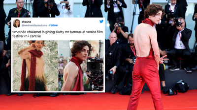 Timothée Chalamet’s Backless Outfit Put The ‘Nice’ In ‘Venice Film Festival’ The Internet Agrees