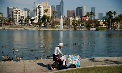 ‘It’s too hot’: Los Angeles melts under its worst heatwave of the year