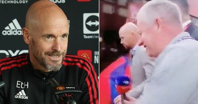 Man Utd boss Erik ten Hag makes offer to Sky Sports reporter after brutal snub