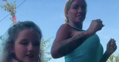 Katie Price slammed after sharing video of daughter Bunny wearing make up on holiday