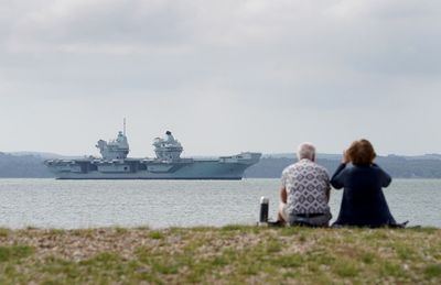 Broken down Royal Navy aircraft carrier to return to base ahead of repairs