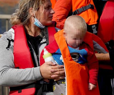 Baby and young boy among 221 people to cross Channel in small boats