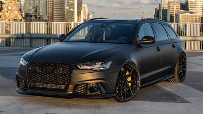 Audi RS6 Avant Hides 1,200 HP Underneath Stealthy Satin Black Body