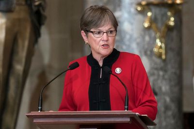 Kansas governor lauds abortion vote but focuses on economy
