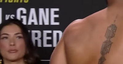 UFC star Ciryl Gane addresses being eyed-up by ring girl during weigh-in