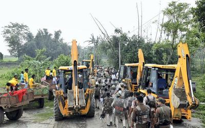 299 families evicted from government land in Assam for solar plant