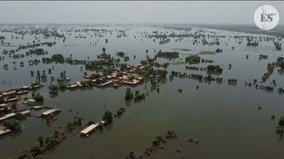 Watch: Dramatic aerial footage shows scale of flood devastation in Pakistan