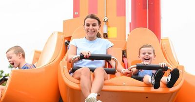 Coleen Rooney spends some quality time with kids after trip to US