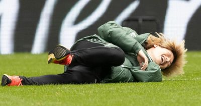 Kyogo Furuhashi in hilarious Celtic blunder as he goes viral after derby celebrations floor him
