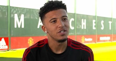 Jadon Sancho opens up on brutal Man Utd training session after "unhappy" camp admission