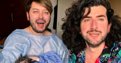 Ireland AM star Brian Dowling and husband Arthur Gourounlian welcome first child together