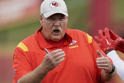 LOOK: Chiefs HC Andy Reid attends local high school football game