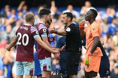 Declan Rice blasts officials after West Ham denied draw against Chelsea: ‘One of the worst VAR decisions made’