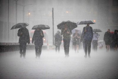 UK weather: Torrential rain warning extended as thunderstorms and heavy downpours hit Britain