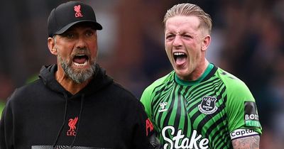 Jurgen Klopp's incredulous response to Jordan Pickford's display in Merseyside derby