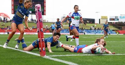 Knights score in final minutes to steal NRLW victory off Parramatta