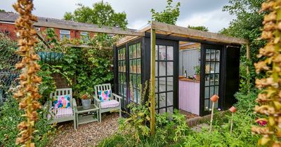 Mum-of-four from Bury builds 'Britain's best shed' with old doors she bought on Facebook