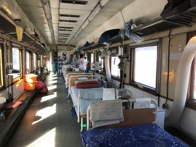 The hospital train helping Ukraine’s sick and wounded