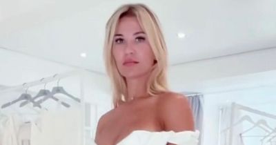 Christine McGuinness tries on wedding dresses after split from husband Paddy