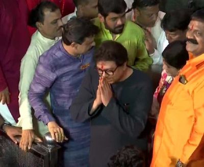 Ganesh Utsav: MNS chief Raj Thackeray visits Mumbai's Lalbaugcha Raja