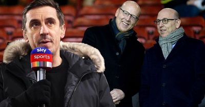 Gary Neville admits he "didn't have it in him" to go against the Glazers while at Man Utd