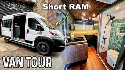 Ram ProMaster Shorty Camper Has Everything Including The Kitchen Sink