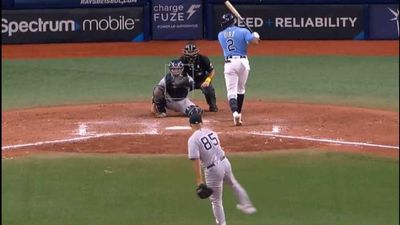 The Yankees’ Greg Weissert threw a mind-blowingly nasty slider with 21 inches of break that fooled Yandy Diaz
