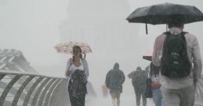 Yellow weather warning for thunderstorms predicted to cause 'disruption' tonight