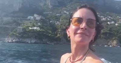 Courteney Cox stuns in rare bikini snap on Italian holiday with beau Johnny McDaid