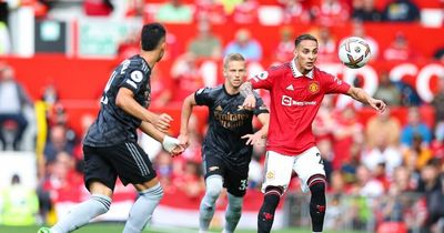 Gary Neville sends warning to Antony after being handed his Manchester United debut vs Arsenal