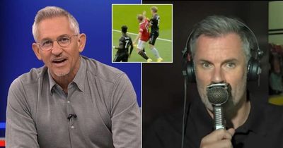 Gary Lineker and Jamie Carragher disagree over "tedious" decision in Man Utd vs Arsenal