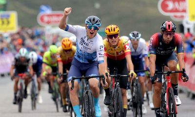 Corbin Strong outmuscles Omar Fraile to win first stage of Tour of Britain
