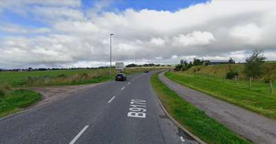 Man rushed to hospital following one-vehicle crash on Scots road